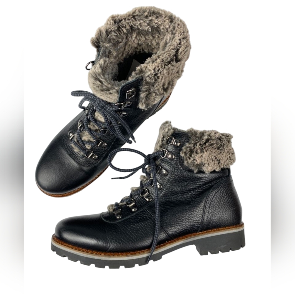 Avellini Leather Combat Boots Size 39 / 8